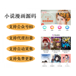 某站卖499元的小说漫画源码小说漫画公众号