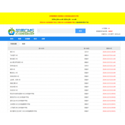 苹果cmsv10资源站采集站PC模板