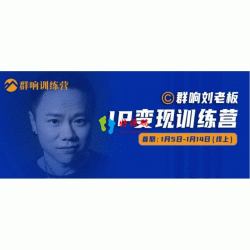 群响IP变现训练营「05期」,N行多‬内业‬骚幕‬作操‬，教流你‬搞‬量，新姿势！
