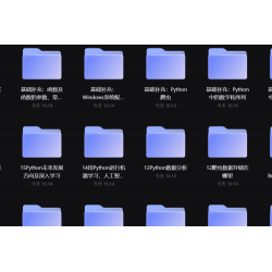 B站 付费课程 Python 小白也能听懂的入门课