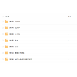 Python入门 价值450元的课程，七周成为数据分析师