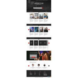 音频音乐资讯网站源码 HTML5模板