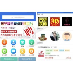 开源运营版 招聘系统源码 招聘求职小程序源码 支持在线报名参加招聘