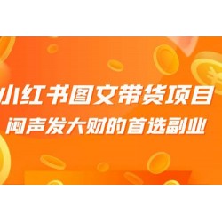 小红书图文带货项目：利润非常巨大，闷声发大财的首选副业