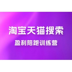 2023 無山·淘宝天猫搜索持续盈利陪跑训练营，独家玩法，快速盈利