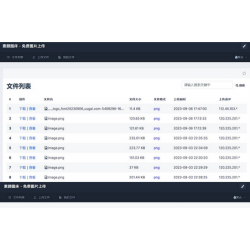全新UI彩虹外链网盘系统源码前后端美化模板